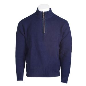 Toggi Fraser Zip Neck Sweater – Navy – Size 2XL