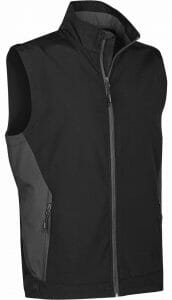 Stormtech Men’s Pulse Softshell Vest – Black/Grey – Size XL