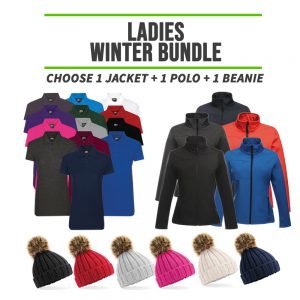 Ladies Winter Bundle  – INCLUDES SAME FRONT EMBROIDERY LOGO 3 ITEMS