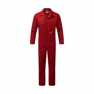 Bluecastle Zip Front Coveralls – Red – Size 36