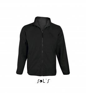 SOLS Mens Switch Reversible Waterproof Windbreaker Jacket – Black – Size L