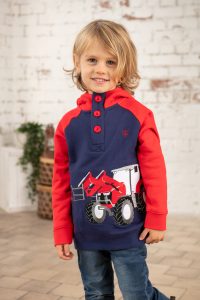 Lighthouse Jack Hoodie – Red Tractor & Frontloader