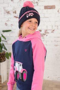 Lighthouse Jill Hoodie – Pink Tractor