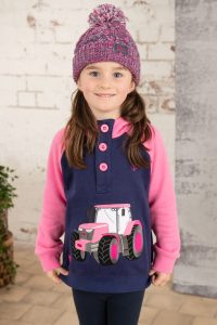 Lighthouse Jill Hoodie – Pink Tractor