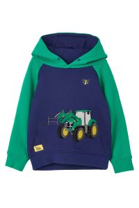 Lighthouse Jack Hoodie – Green Tractor & Frontloader