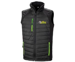 Irish Angus Cattle Society Result Genuine Recycled Black Compass Padded Gilet