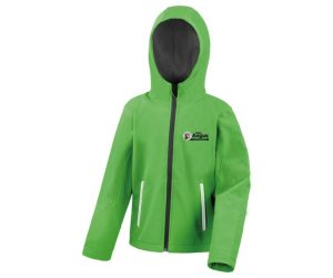 Irish Angus Cattle Society Result Core Kids Hooded Soft Shell Jacket