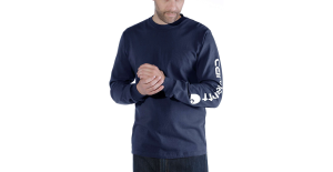 Carhartt Relaxed Fit Heavyweight Long-Sleeve Logo Sleeve Graphic T-Shirt