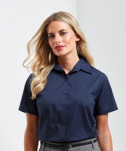 Premier Women’s short sleeve poplin blouse