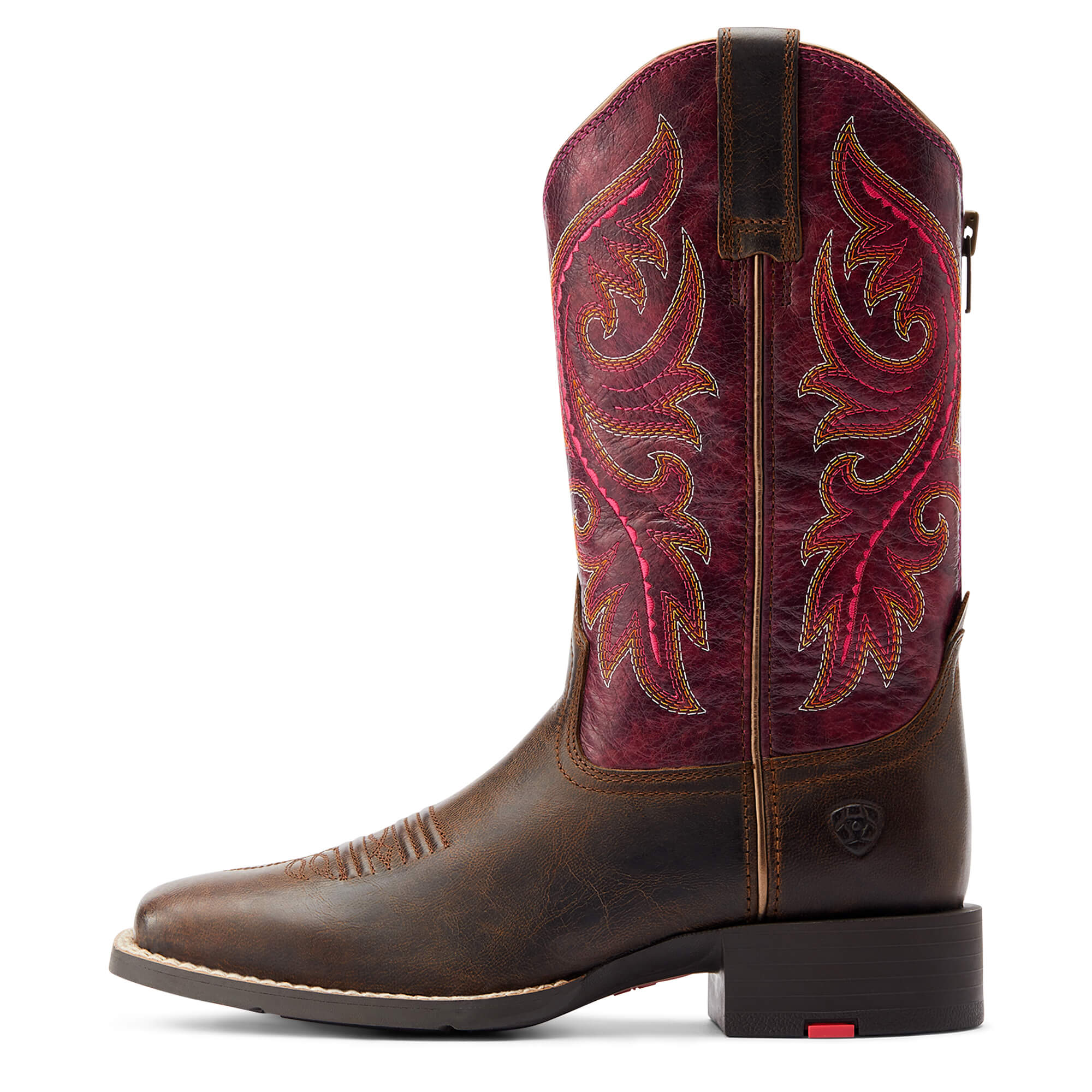 Ariat_Round_Up_Back_Zip_Western_Boot_10044433_side