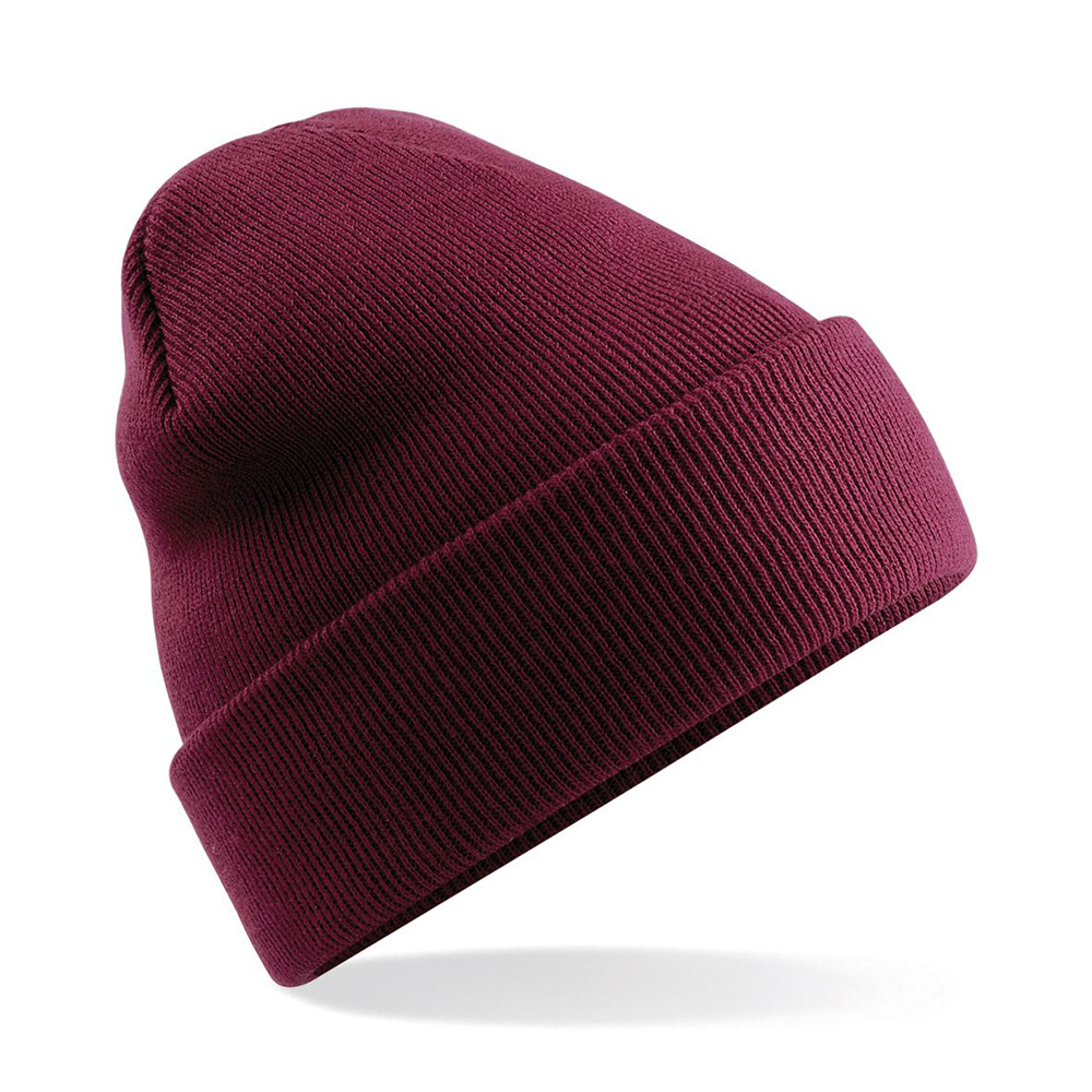 BC045_Beechfield_Original_Cuffed_Beanie_Burgundy