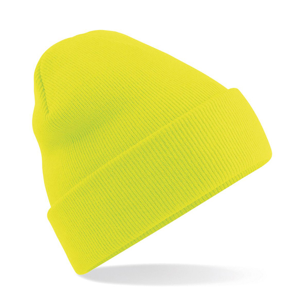 BC045_Beechfield_Original_Cuffed_Beanie_FluorescentYellow