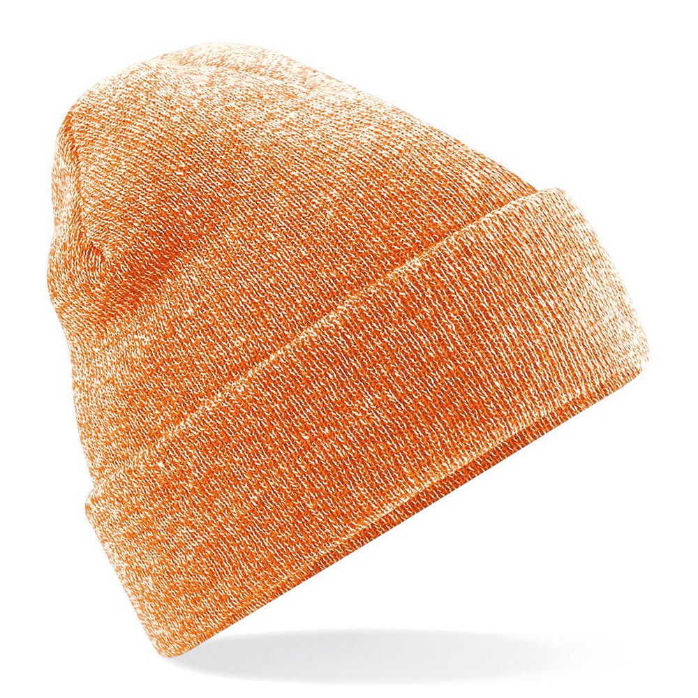 BC045_Beechfield_Original_Cuffed_Beanie_HeatherOrange