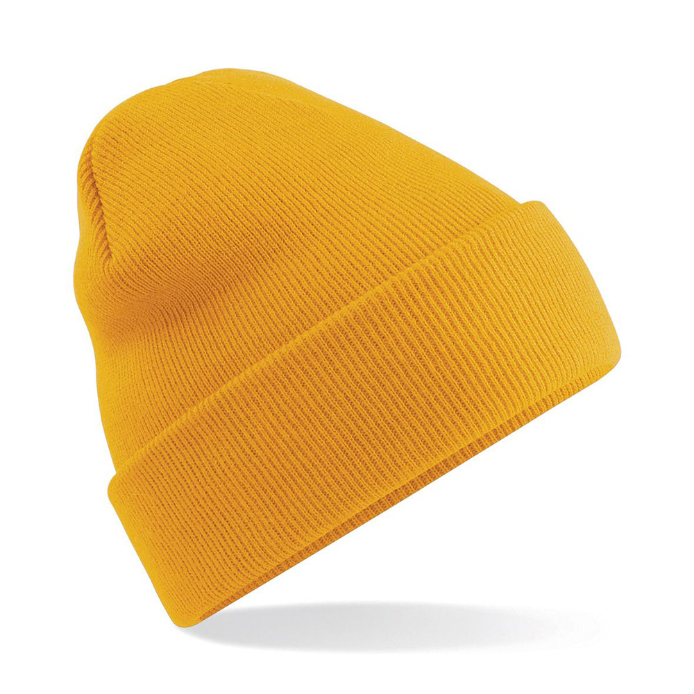 BC045_Beechfield_Original_Cuffed_Beanie_Mustard