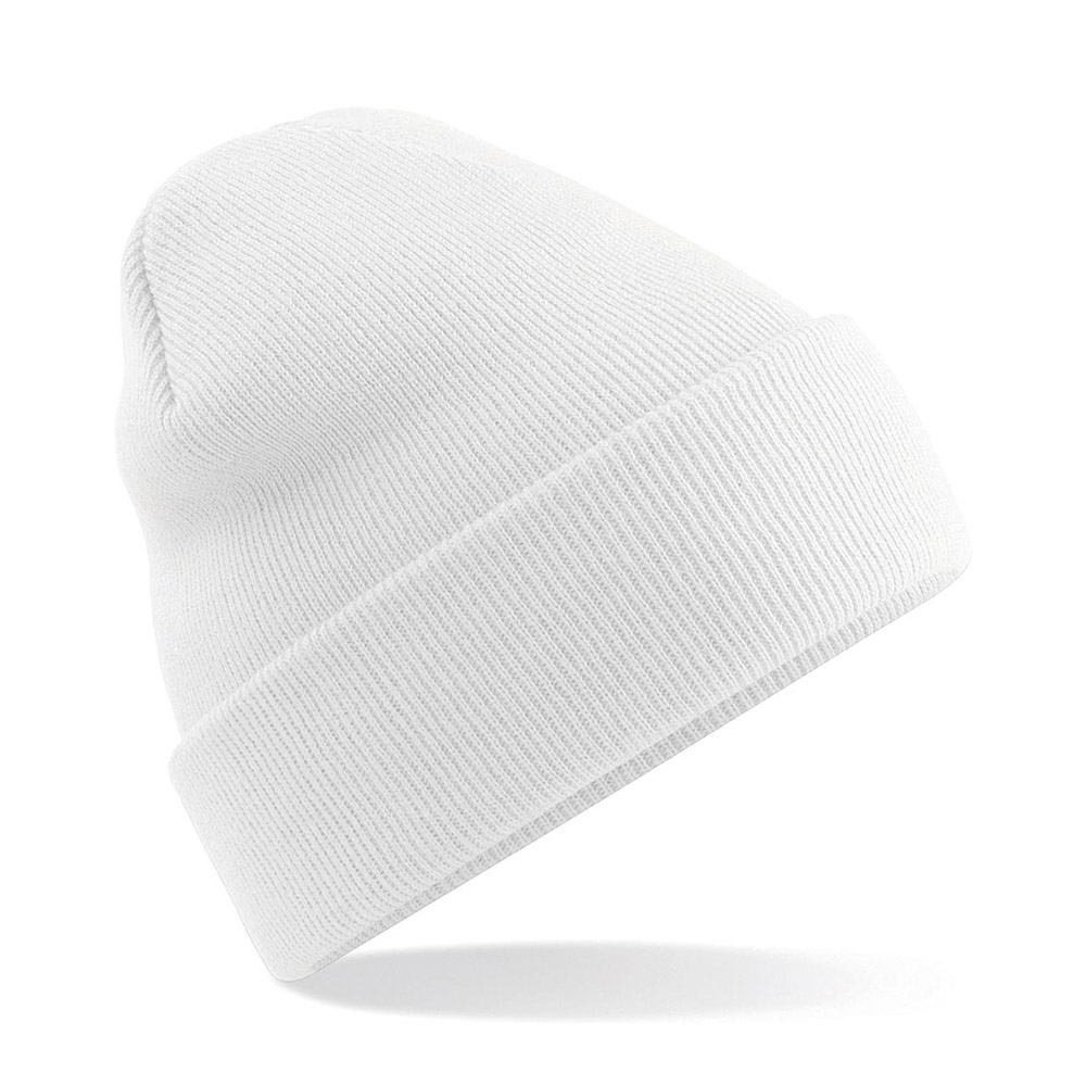 BC045_Beechfield_Original_Cuffed_Beanie_White