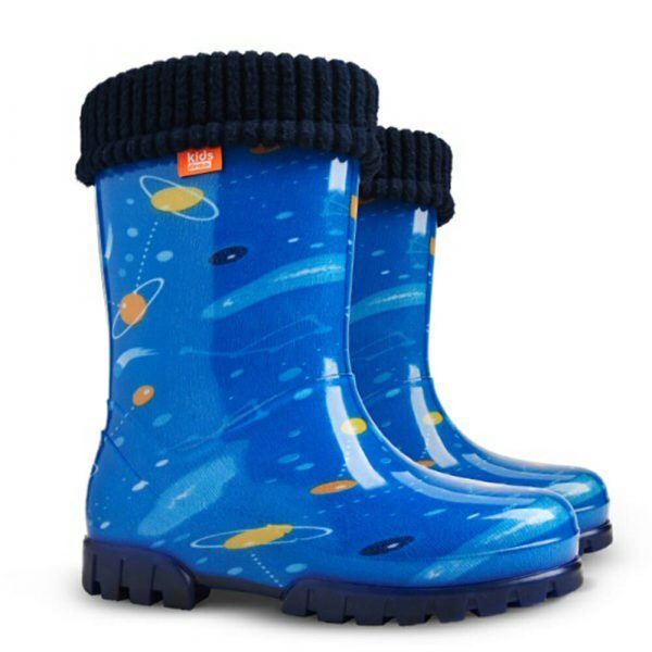Demar Stormer Lux Print Childrens Wellies Cosmos Farm Wardrobe