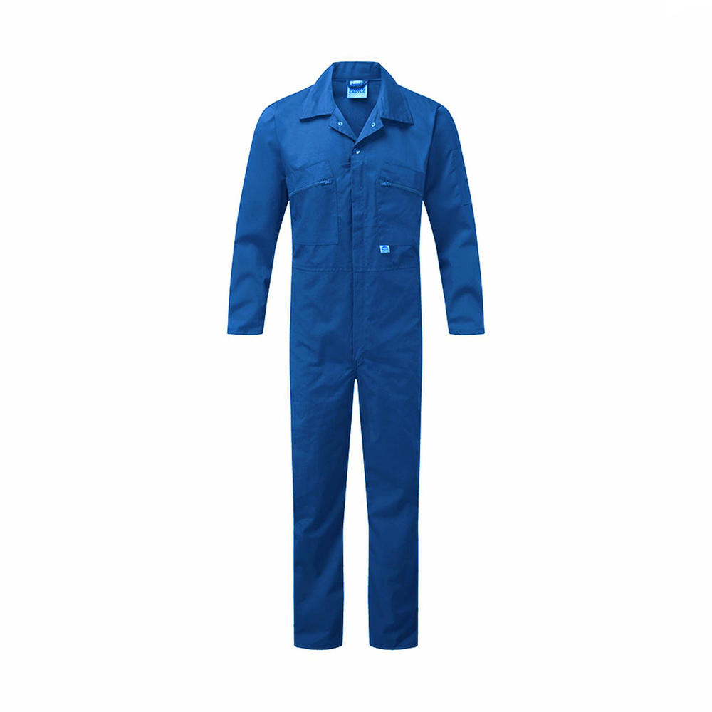 Fort_Zip_Front_240gsm_Coveralls_RoyalBlue