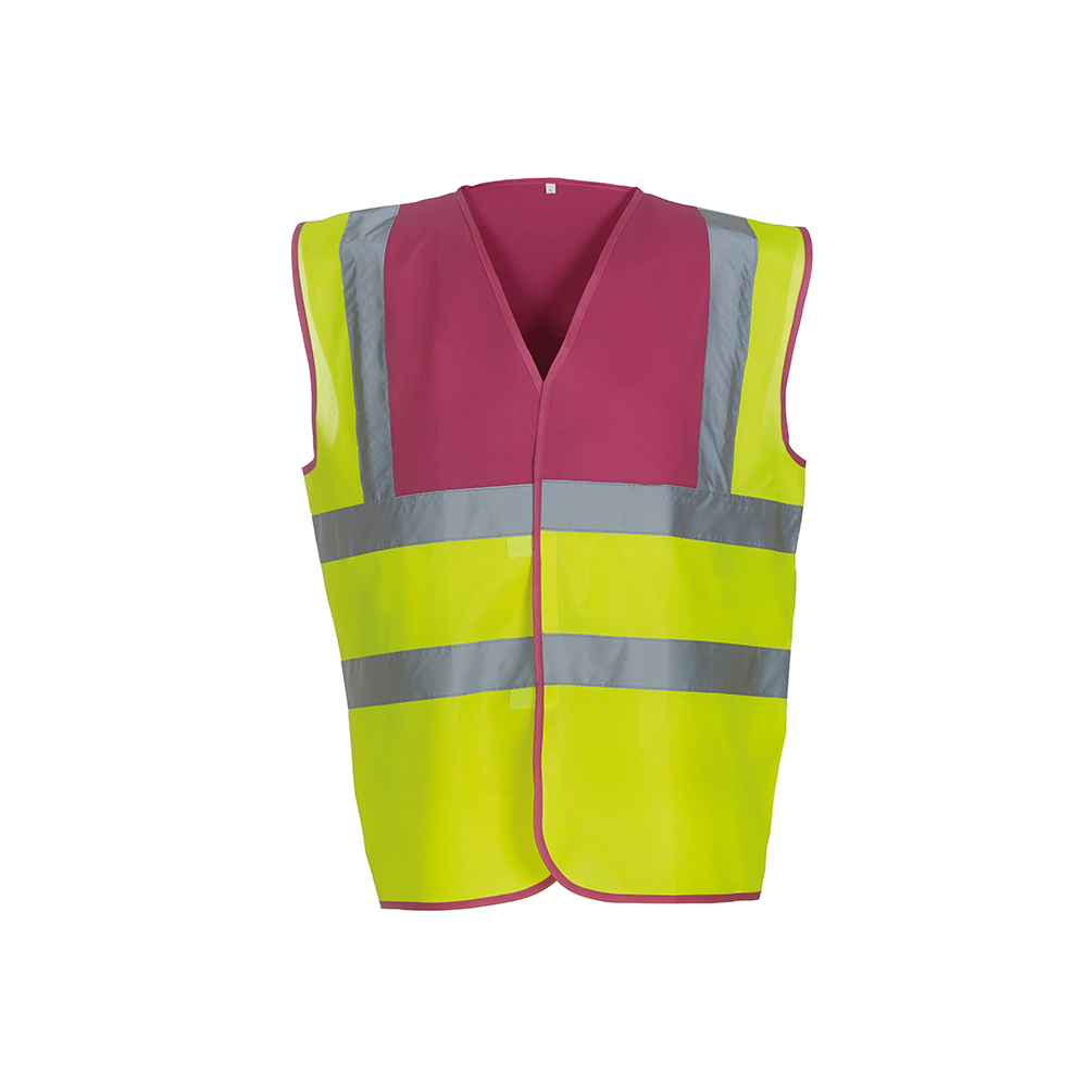 YK001_Yoko_20HiVis_Vest_Hi-vis_2-band-and-braces_waistcoat_RaspberryYoke_Yellow_FT