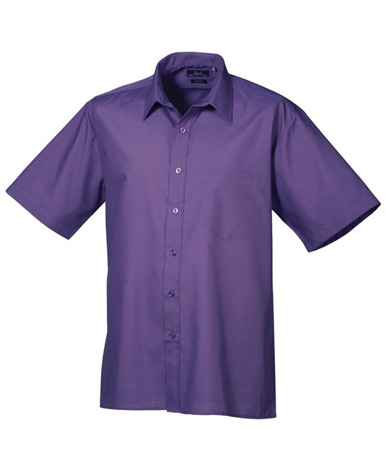 pr202_purple_Short-sleeve-poplin-shirt