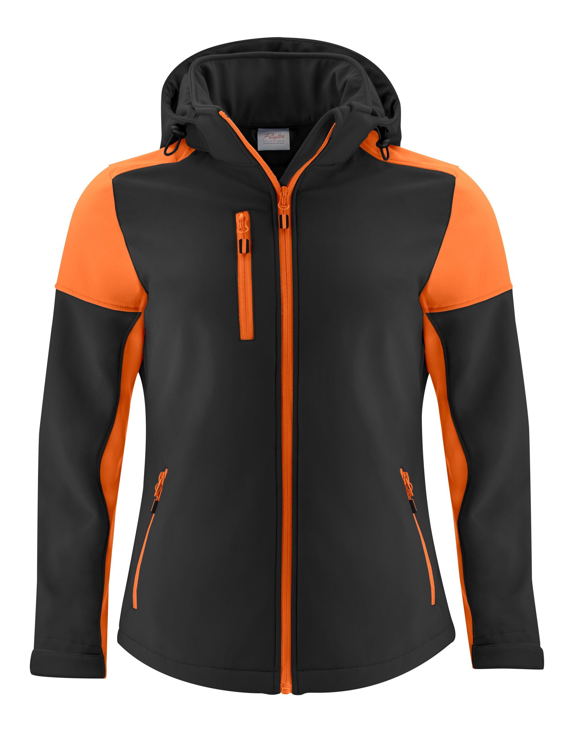 2261066_Printer_Prime_Ladies_Softshell_Black_Orange_Back_pp2261066_166154