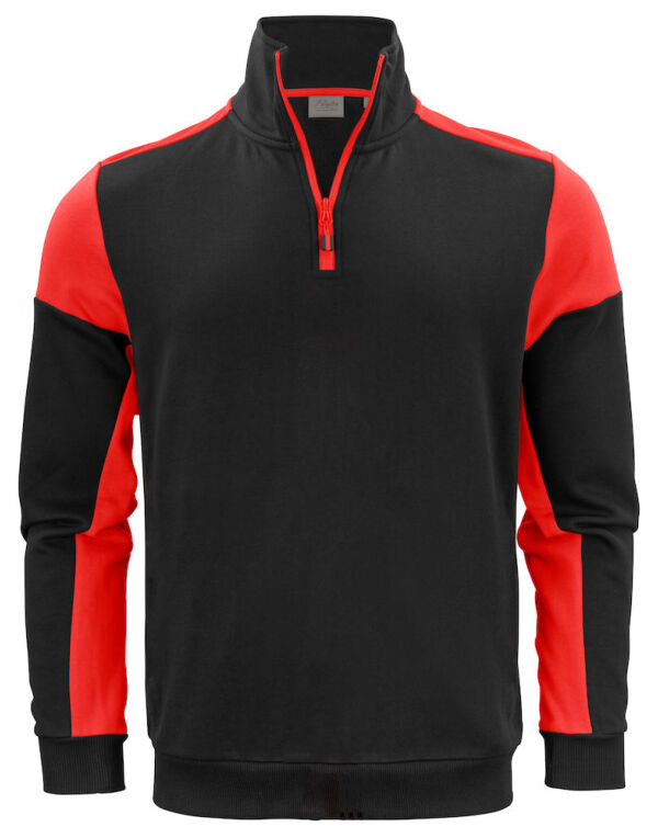 Prime_Half_Zip_Sweatshirt_Black_Red_Front_2262069_166018