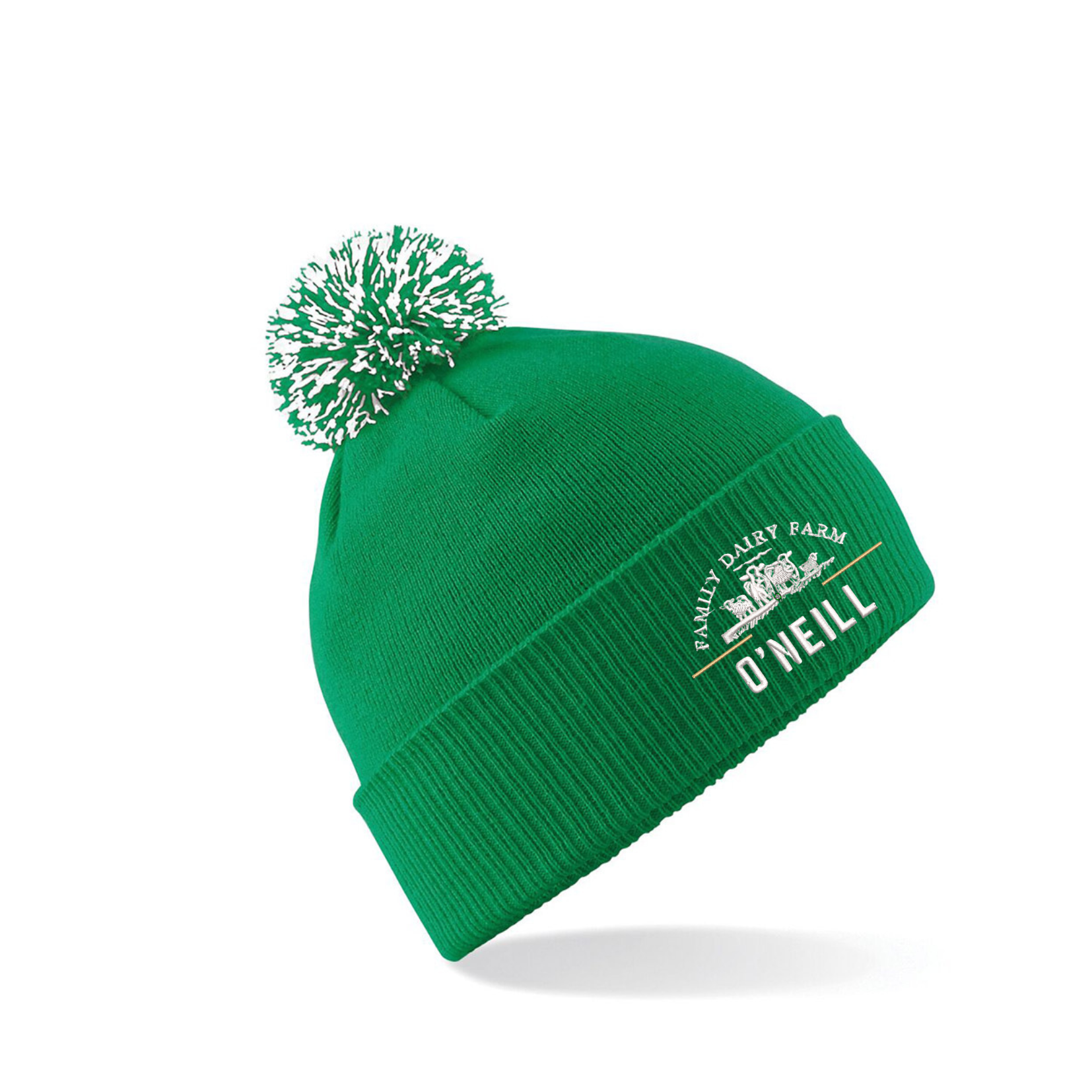 OFFBC450_O’NeillBeechfield_SNOWSTAR_BEANIE_KellyGreenWhite