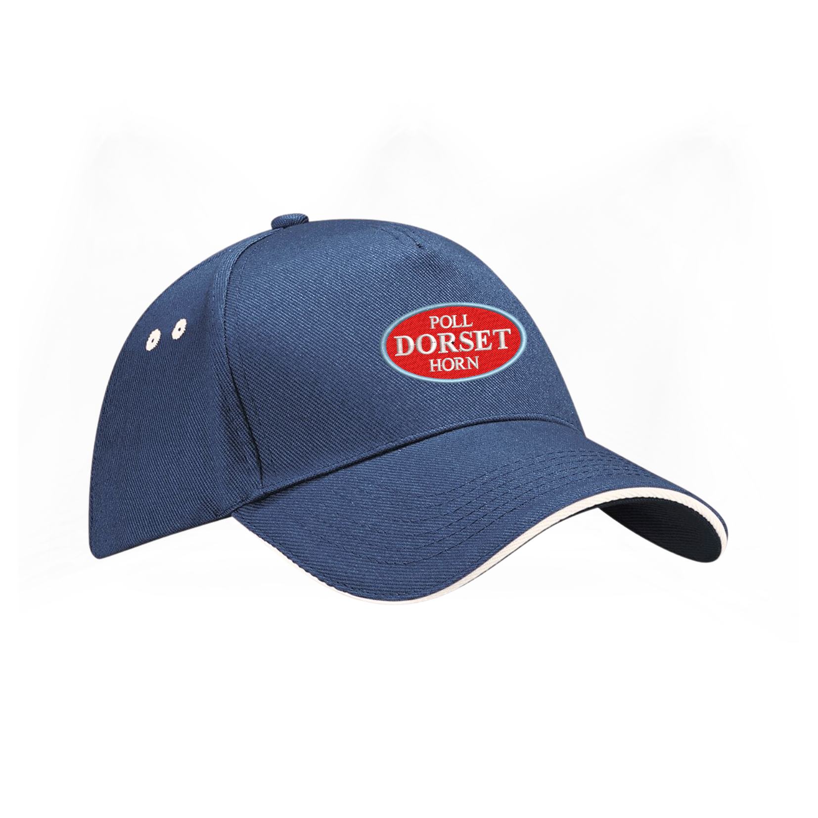 Poll_Dorset_Horn_Baseball_Cap_BC059_Navy