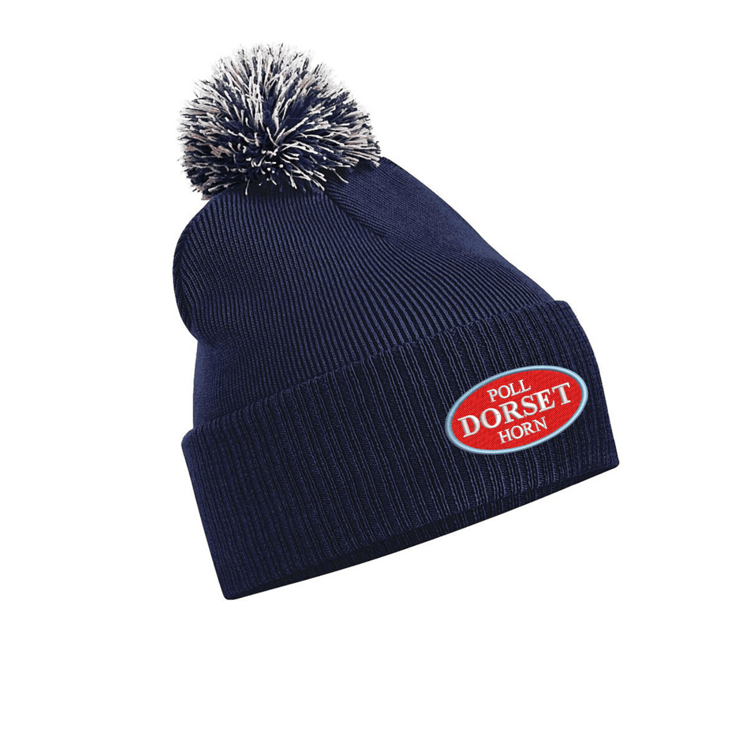 Poll_Dorset_Horn_Bobble_Beanie_BC450_Navy