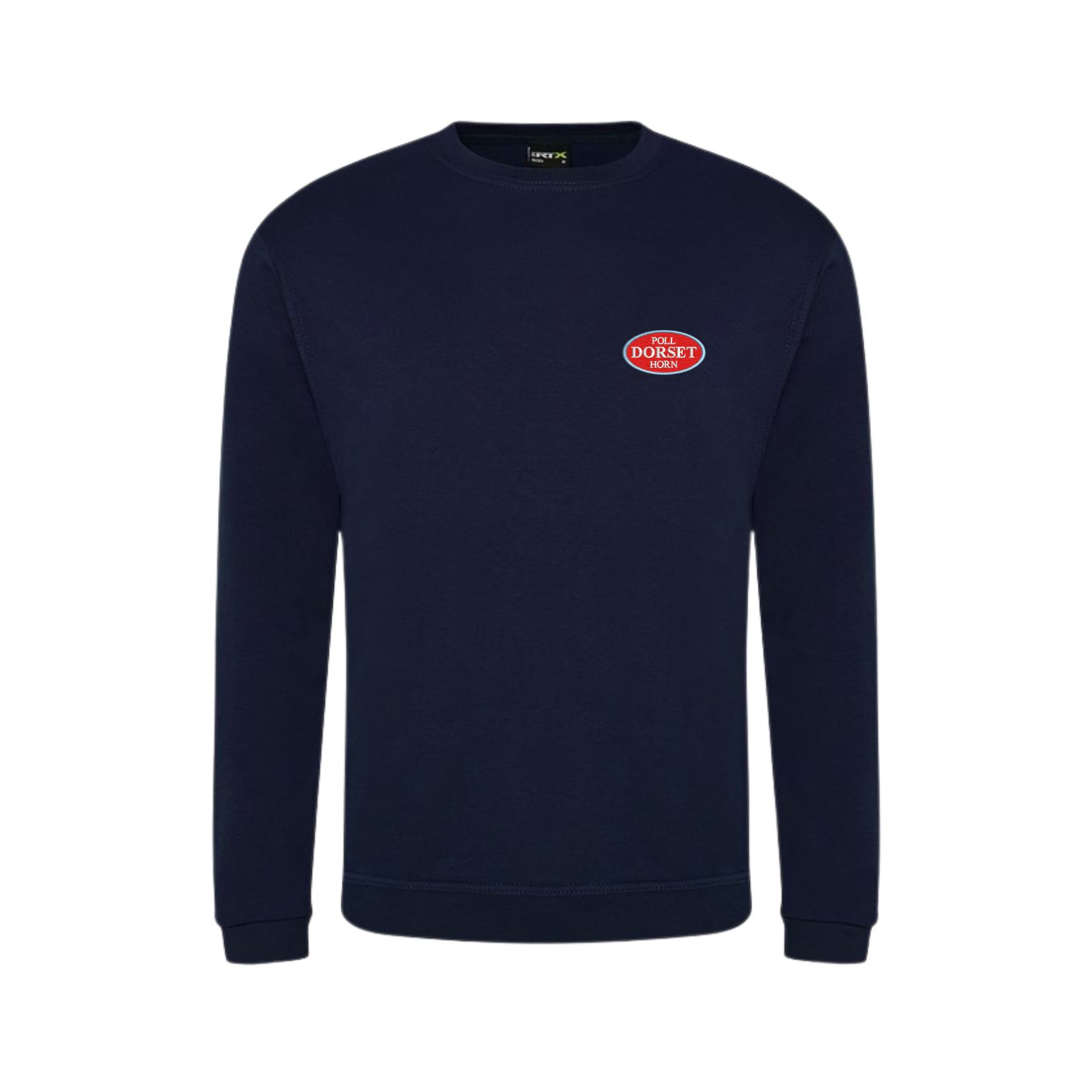 Poll_Dorset_Horn_Unisex_Sweatshirt_Rx301_Navy