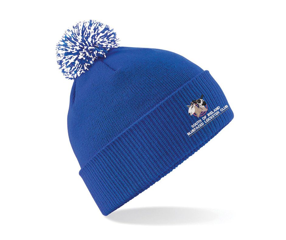 SOI-BlueFacedLeicester_BobbleBeanie_Royal_BC450